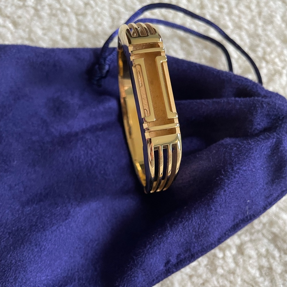 Tory Burch Fit Bit Flex Gold Hinged Bracelet